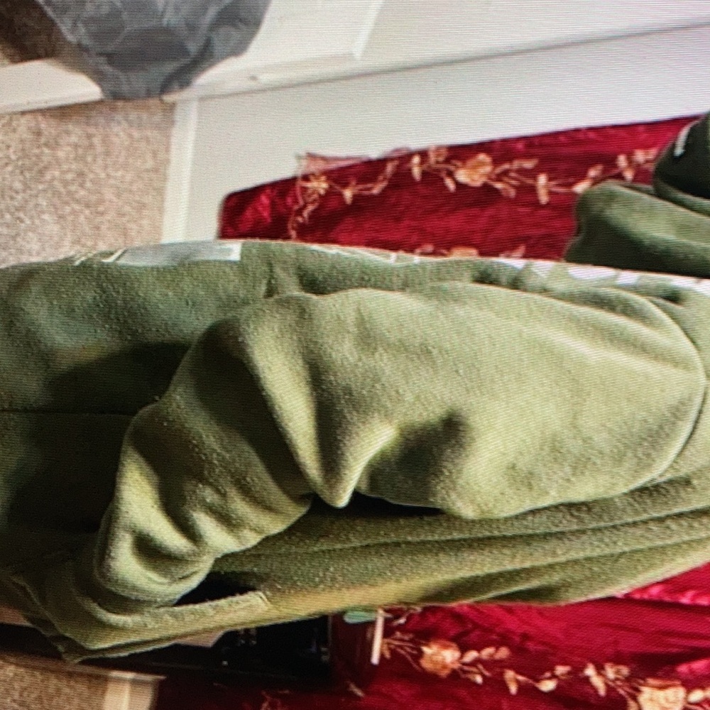Green zip up jacket for small kids - Picture 4 of 4